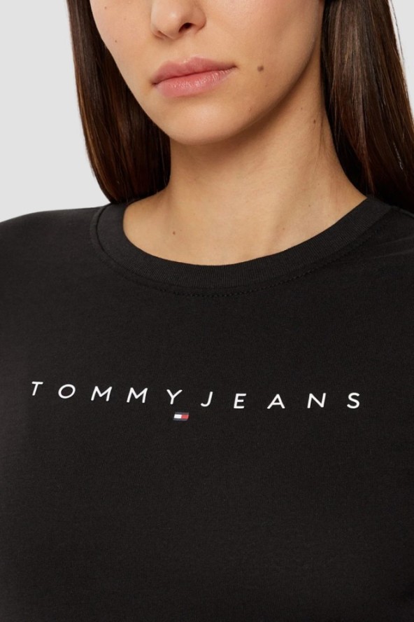 TOMMY JEANS Czarny damski longsleeve, Rozmiar S