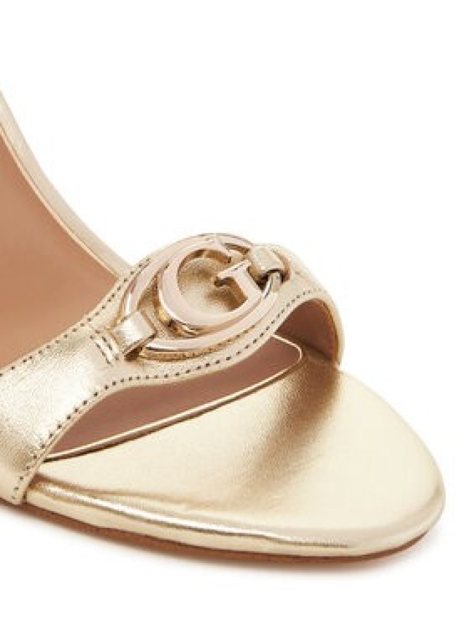 Guess Sandały FLTKAB LEM03 Złoty