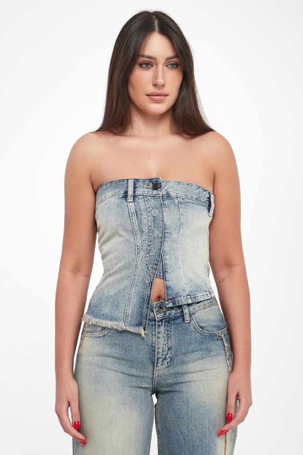 Top damski gorsetowy ARMANI EXCHANGE