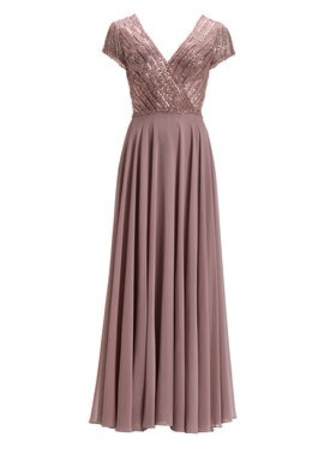 Hey Kyla Sukienka wieczorowa 5AJ002HK Różowy Regular Fit