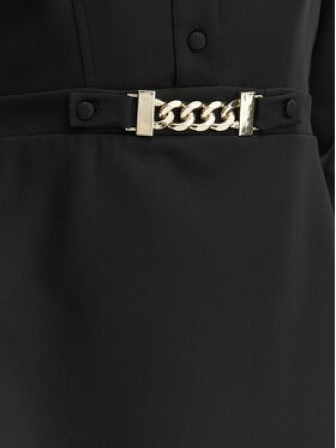 Rinascimento Sukienka koktajlowa CFC0127909003 Czarny Regular Fit