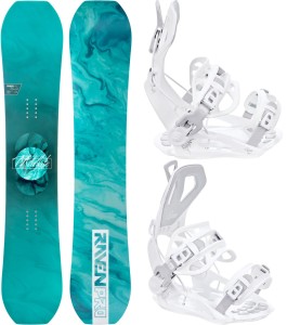 Zestaw Deska snowboardowa Raven PRO Marble Carbon + Wiązania Raven FT360