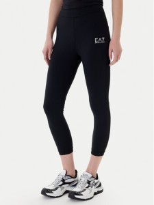 EA7 Emporio Armani Legginsy 7W000932 AF21580 UC001 Czarny Slim Fit