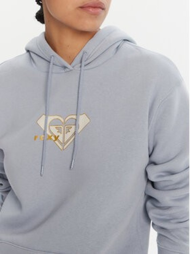 Roxy Bluza ERJFT05028 Błękitny Regular Fit