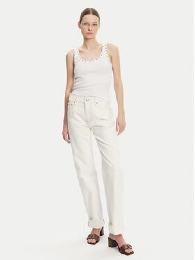 Calvin Klein Jeans Jeansy LV047B919G Écru