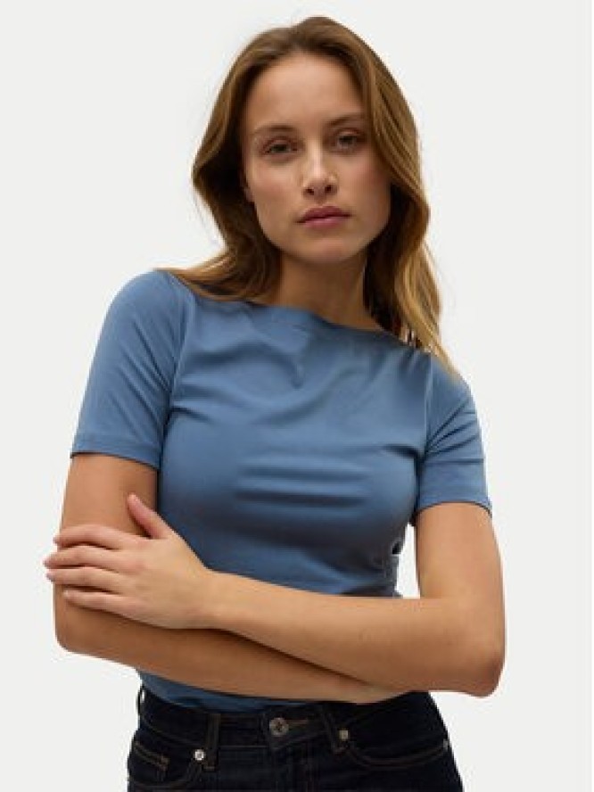 Vero Moda T-Shirt Panda 10231753 Niebieski Regular Fit