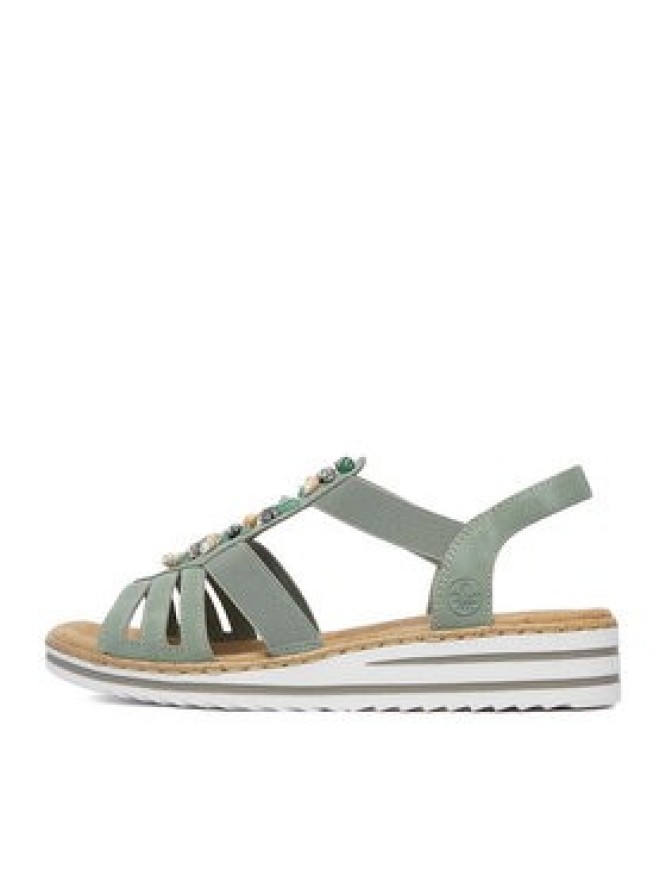 Rieker Sandały CEO-V0649-52 Zielony