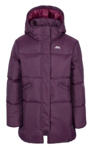 Trespass Ailie - damska pikowana kurtka ocieplana Potent Purple