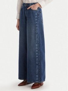 Weekend Max Mara Jeansy Vortice 2615181011 Granatowy Wide Leg