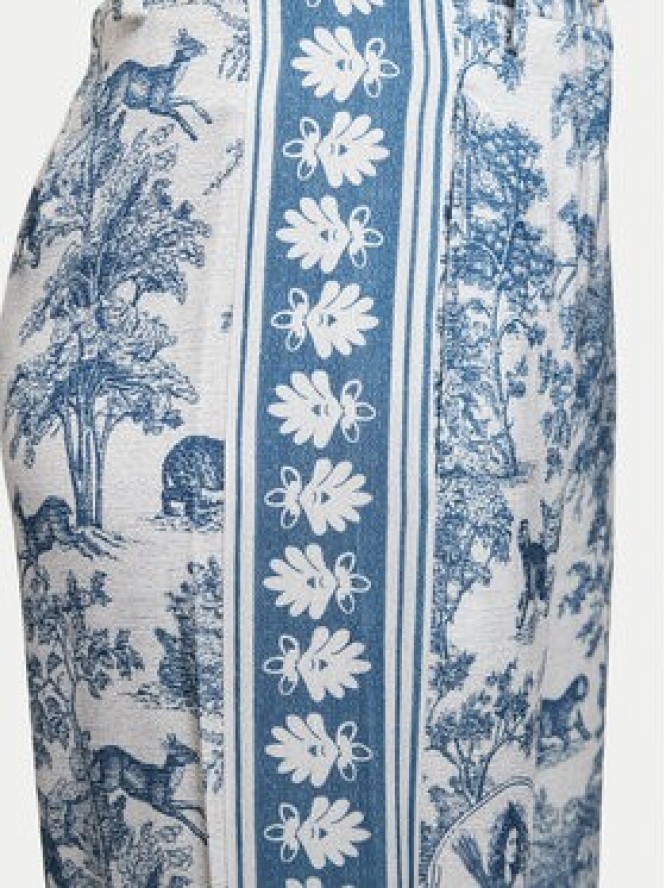 Fracomina Spodnie palazzo FS26SV3015W459K5 Niebieski jasny Flare Fit