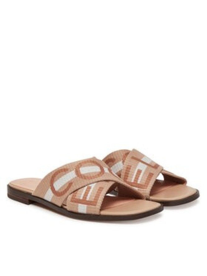 Coccinelle Klapki E4 S07 17 01 01 Beżowy