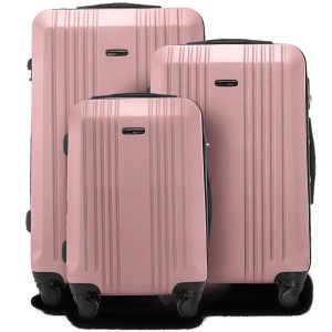 Komplet 3 walizek Wings KESTREL Rose gold