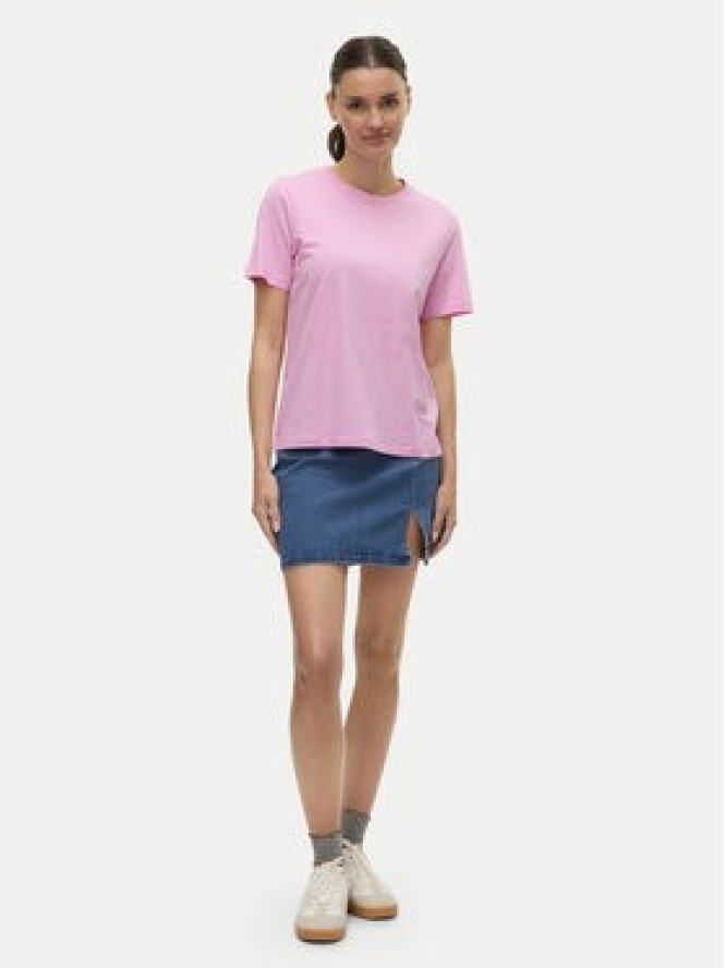 Vero Moda T-Shirt Paulina 10316991 Różowy Regular Fit