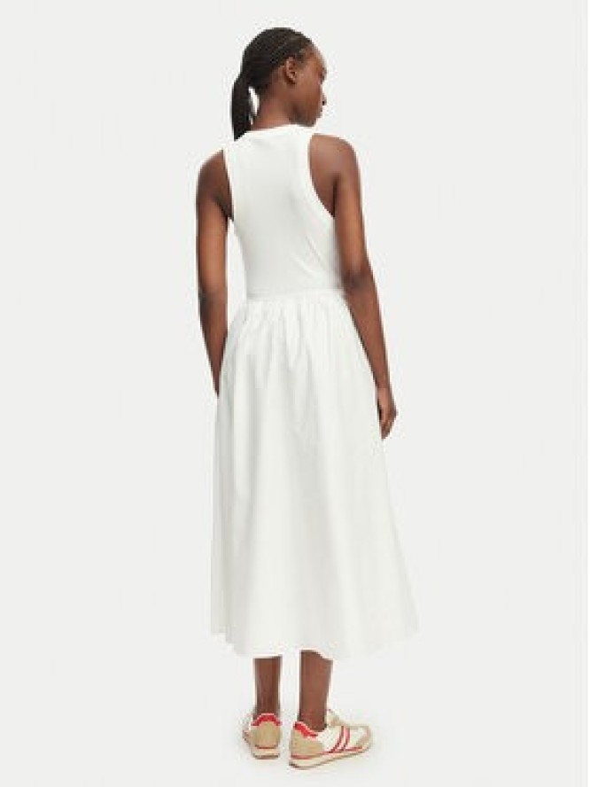 Tommy Jeans Sukienka letnia DW0DW22593 Kremowy Regular Fit