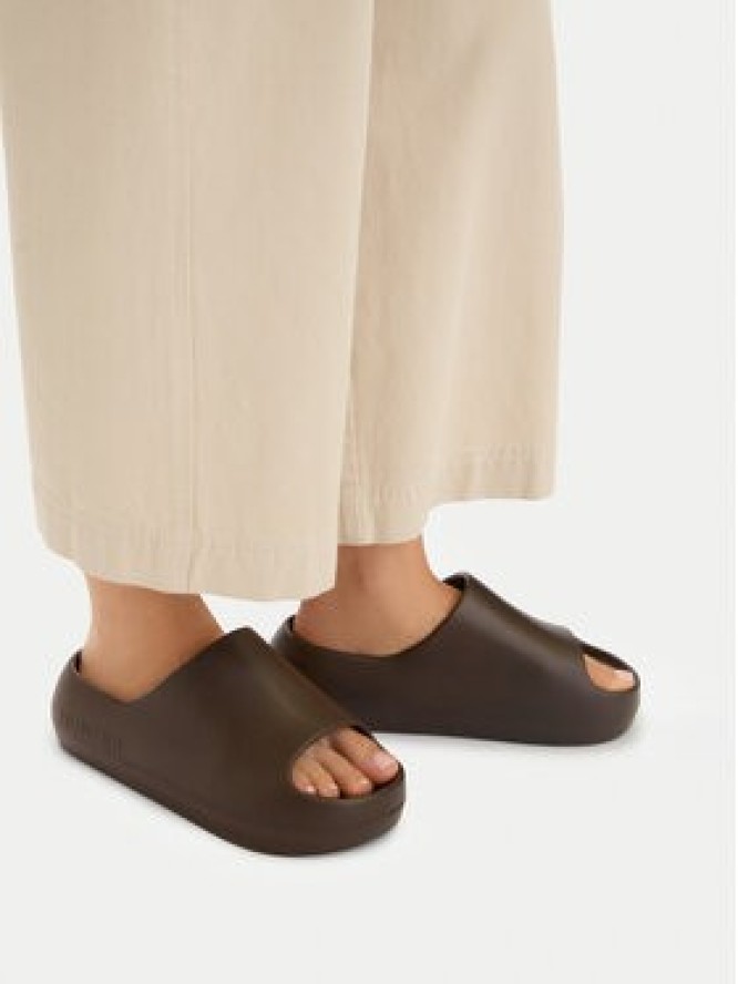 Hunter Klapki CEOWB-S55796 Brązowy ciemny