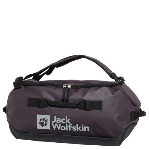 Torba podróżna sportowa Jack Wolfskin All-In Duffle bordowa 45L treningowa