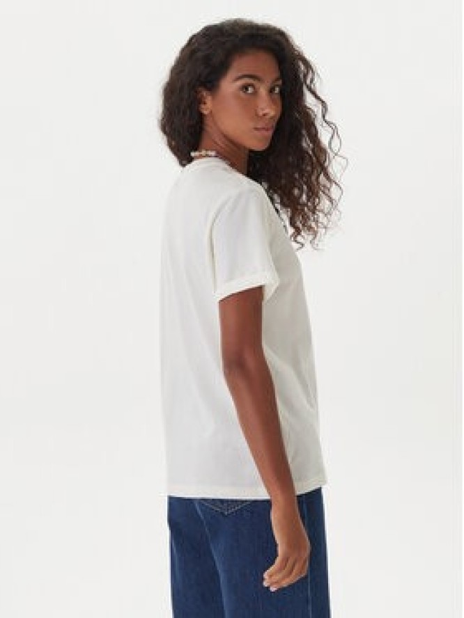 Roxy T-Shirt Oceanregular ERJZT06078 Écru Regular Fit