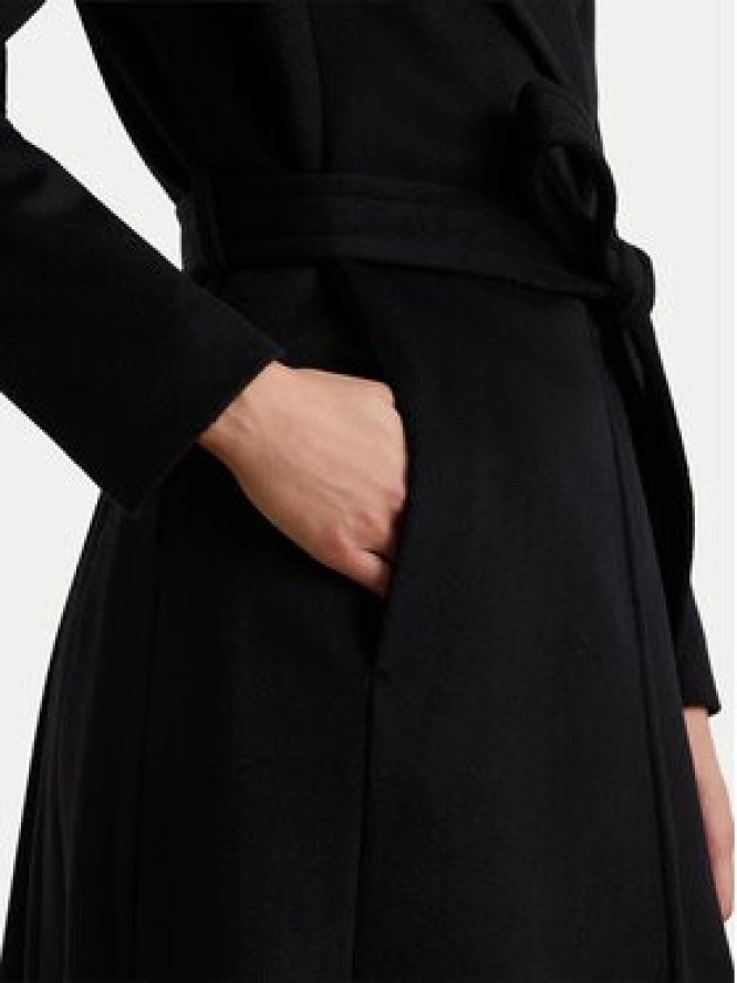 LAUREN RALPH LAUREN Płaszcz wełniany 297962169001 Czarny Regular Fit