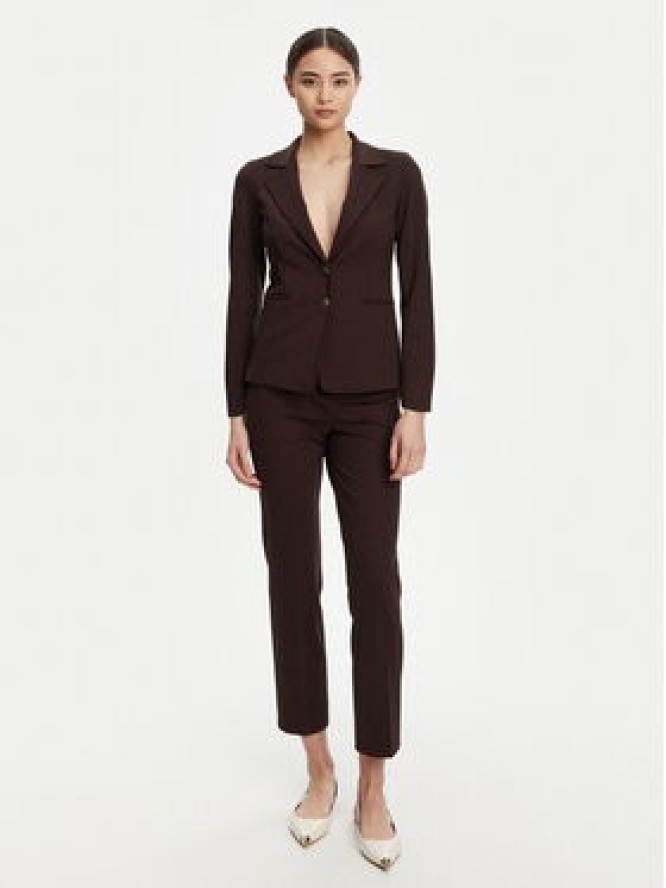 Marella Spodnie materiałowe Aletta 2523786014 Brązowy Regular Fit