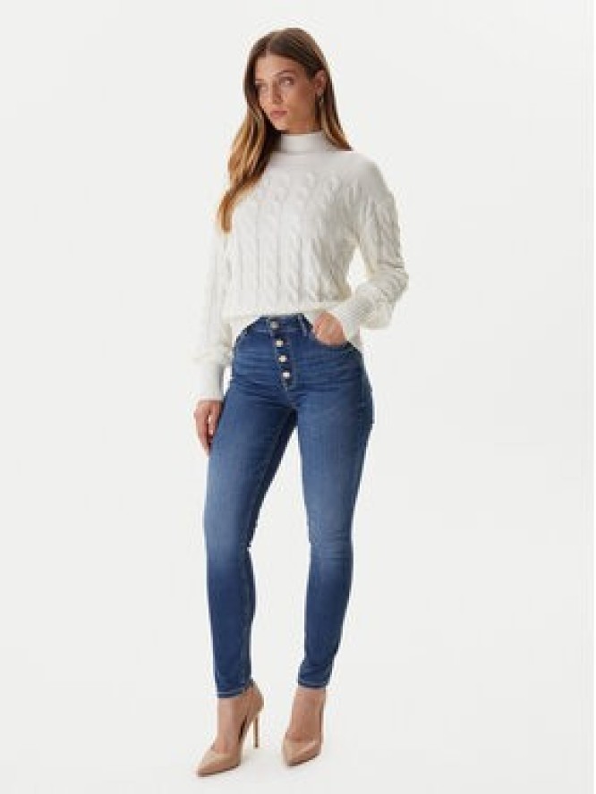 Guess Jeansy W5BA28 D0793 Niebieski Skinny Fit