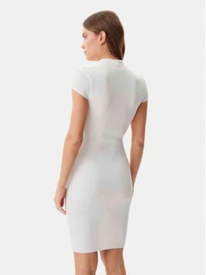 Guess Sukienka dzianinowa W5GK46 Z3L10 Écru Slim Fit