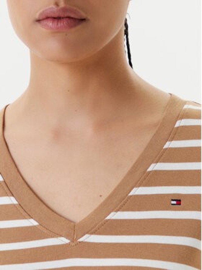 Tommy Hilfiger T-Shirt New Cody WW0WW40584 Brązowy Slim Fit