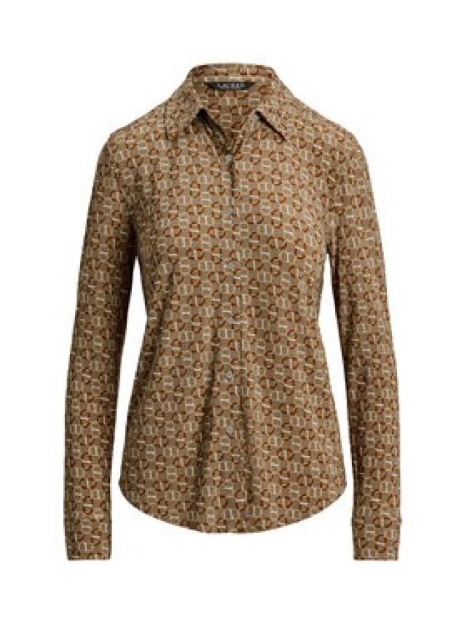 LAUREN RALPH LAUREN Koszula 200980178001 Beżowy Slim Fit
