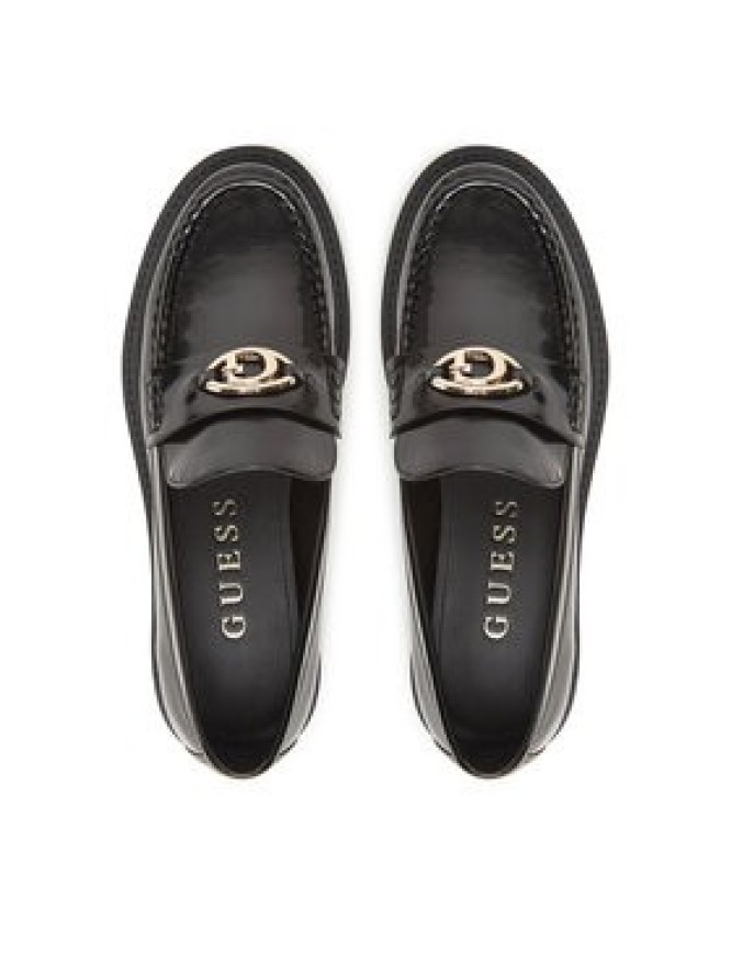 Guess Loafersy FLTYNK ELE14 Czarny