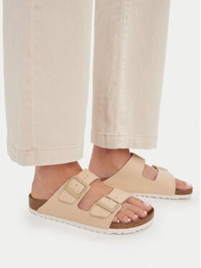 Birkenstock Klapki Arizona Birko-Flor 1027723 Beżowy