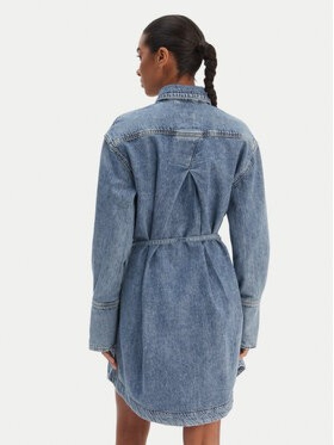 BOSS Sukienka jeansowa 50557046 Niebieski Regular Fit