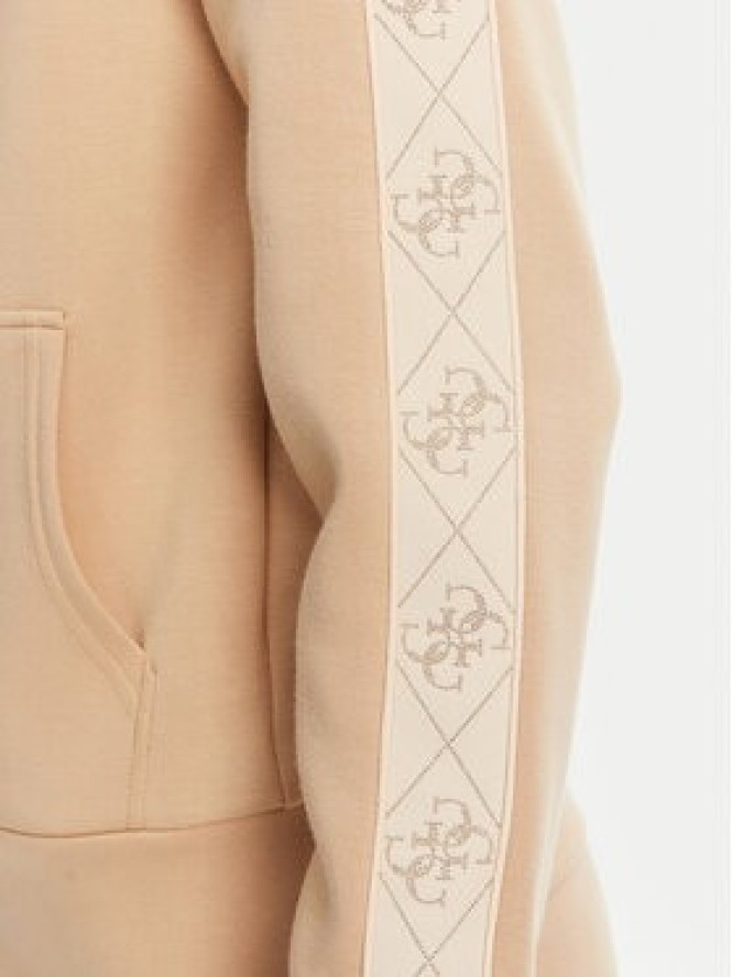 Guess Bluza W5YQ05 KBYE2 Beżowy Regular Fit