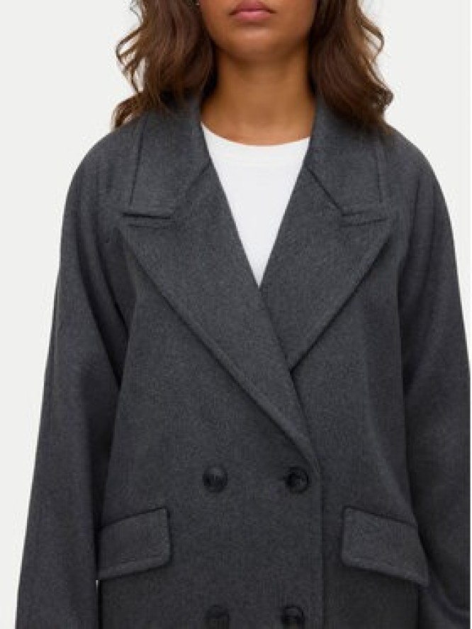 Vero Moda Płaszcz wełniany Harper 10320446 Szary Regular Fit