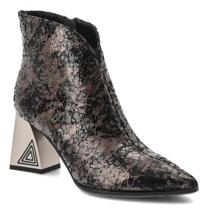 Czarne Botki S.Barski Eleganckie Obuwie Damskie Premium