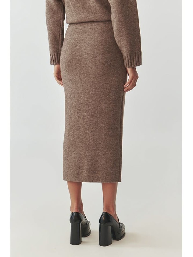 TATUUM Spódnica "Gemeta 1" w kolorze brązowym rozmiar: S