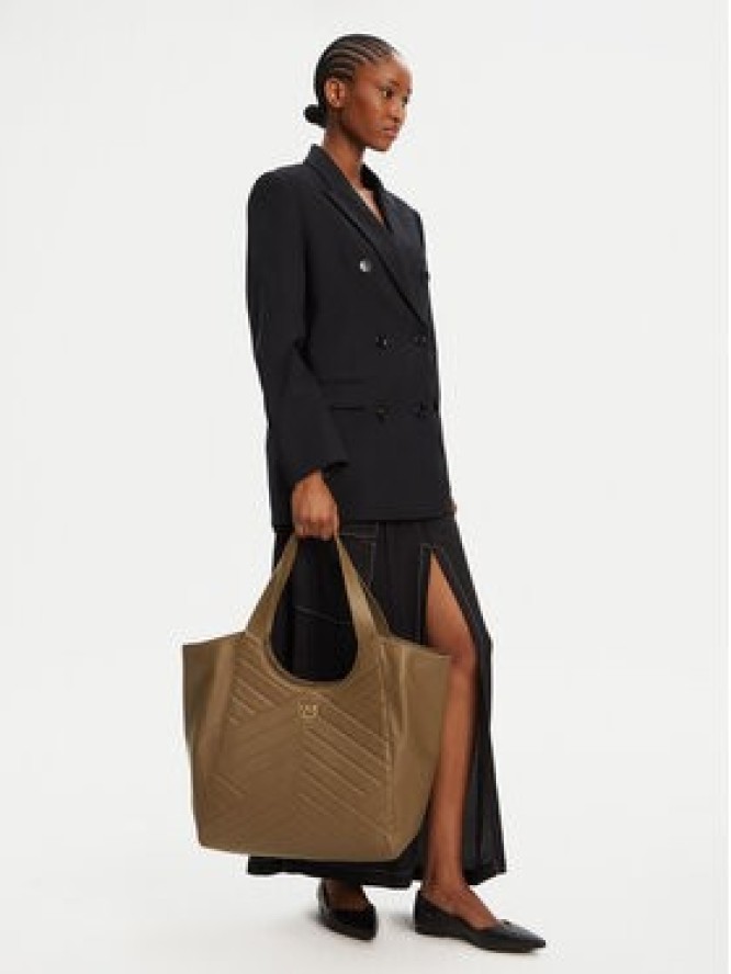 PINKO Torebka Tote Bag PE 25 PLTT 104536 A2AO Zielony