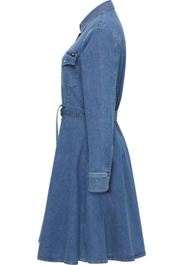 Damska Sukienka Mustang Style Elisa Denim Dress Denim Blue 1016938 5000 680
