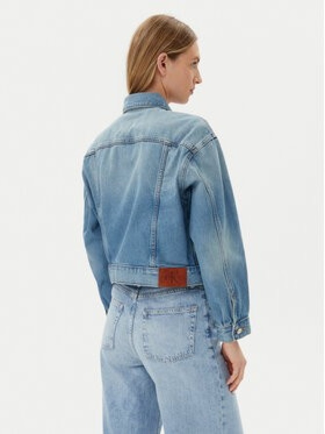 Calvin Klein Kurtka jeansowa LV047B075G Niebieski Regular Fit