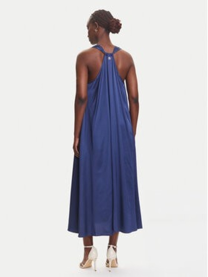 Fracomina Sukienka letnia FS25SD3005W64101 Granatowy Relaxed Fit