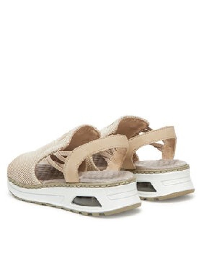 Rieker Sandały 65661-60 Beżowy