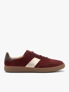 Bordowe sportowe półbuty damskie