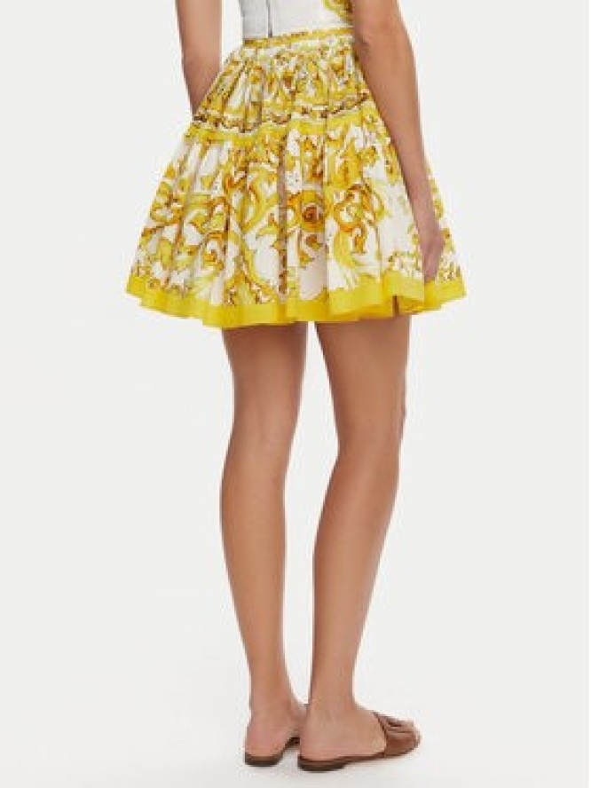 Dolce&Gabbana Spódnica mini F4CB1T HH5DV Żółty Regular Fit