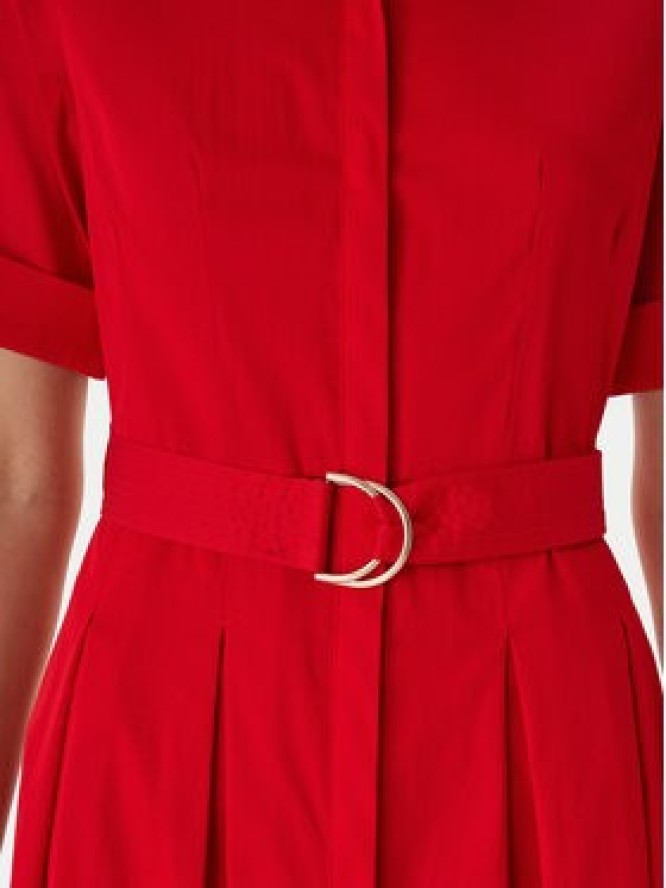 LOLA CASADEMUNT Sukienka koszulowa LS2616089 Czerwony Regular Fit