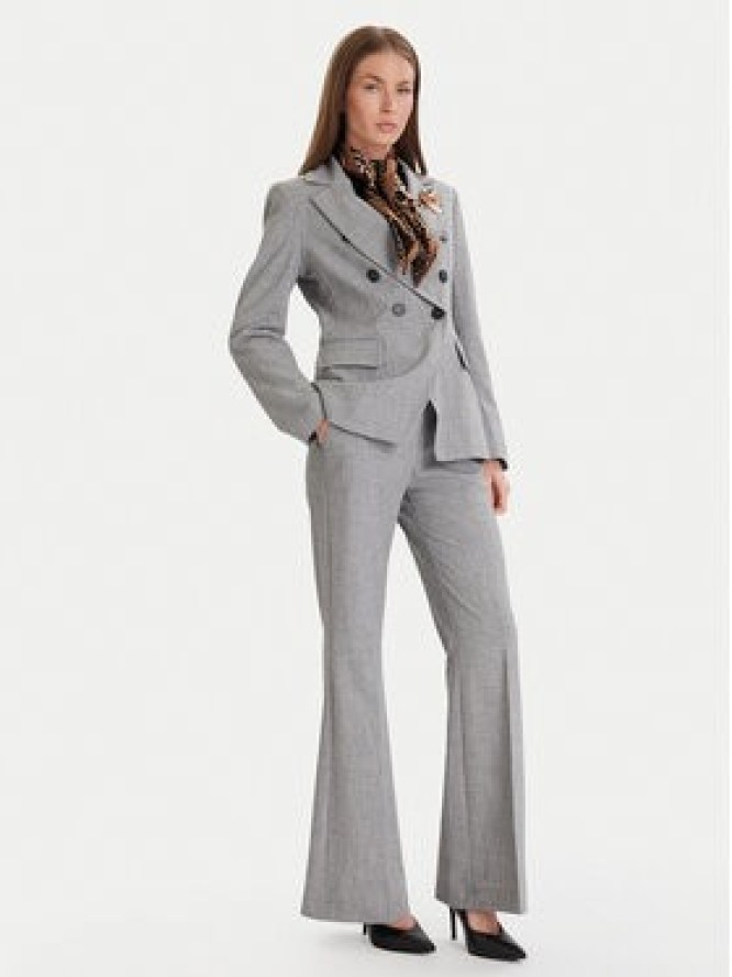 Maryley Spodnie materiałowe MARYLEY-25IB587 Szary Regular Fit