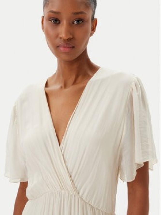 Haveone Sukienka letnia AFF-N006 Écru Loose Fit