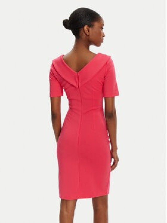 Rinascimento Sukienka koktajlowa CFC0122560003 Różowy Regular Fit