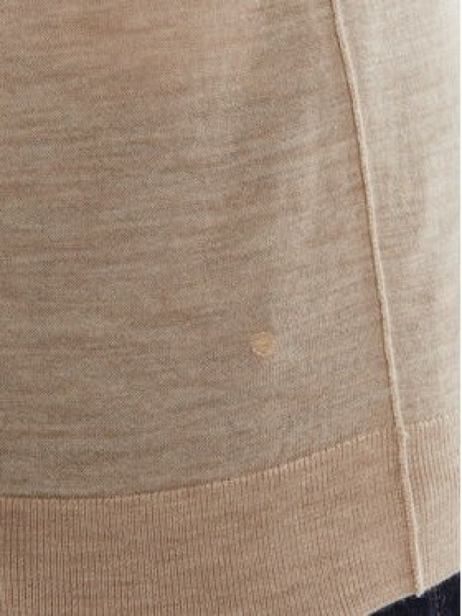 BOSS Sweter Farbella 50544996 Beżowy Slim Fit