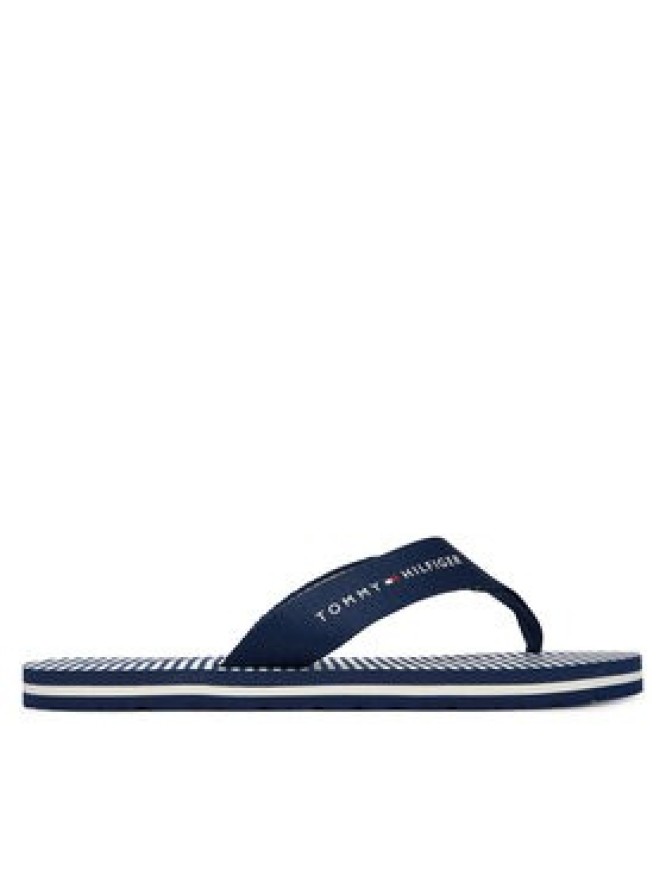 Tommy Hilfiger Japonki Th Ithaca Stripe Summer Sandal FW0FW09192 Granatowy