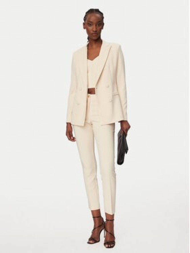 Rinascimento Top CFC0127891003 Beżowy Slim Fit