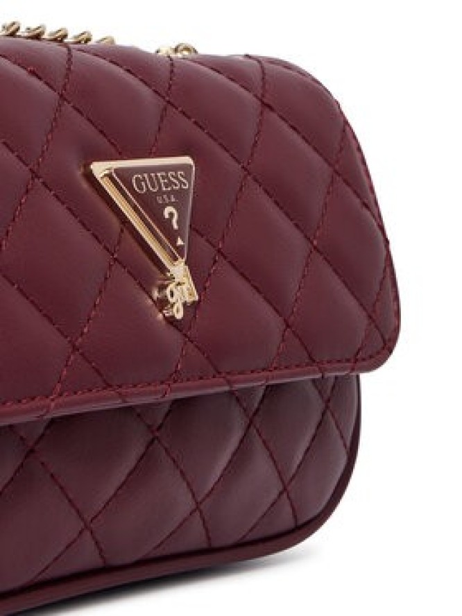 Guess Torebka J5YZ17 WGT10 Bordowy