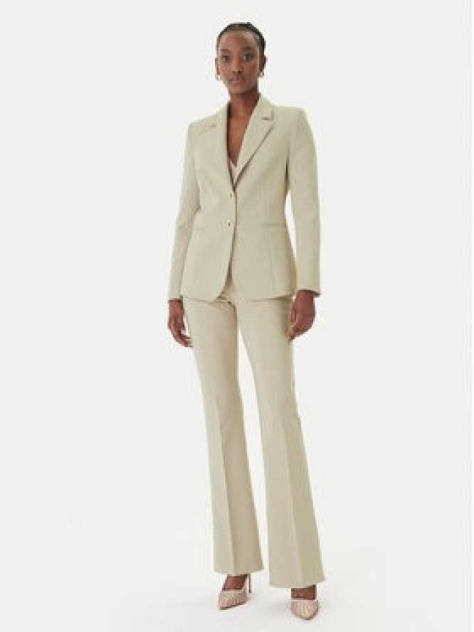 Rinascimento Spodnie materiałowe CFC0127876003 Beżowy Slim Fit